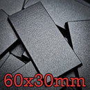 60x30mm Rectangle Bases for Tabletop Games | Premium Wargaming Cavalry Bases - Only-Games