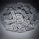 60x30mm Rectangle Slotted Plastic Bases - Only-Games