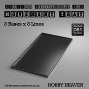 Rectangle Movement Trays | Cavalry & Monsters | 50×25-100×60mm | OBS System - Only-Games