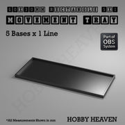 Rectangle Movement Trays | Cavalry & Monsters | 50×25-100×60mm | OBS System - Only-Games
