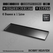Rectangle Movement Trays | Cavalry & Monsters | 50×25-100×60mm | OBS System - Only-Games