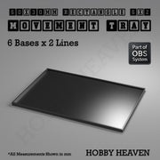Rectangle Movement Trays | Cavalry & Monsters | 50×25-100×60mm | OBS System - Only-Games