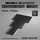 Rectangle Movement Trays | Cavalry & Monsters | 50×25-100×60mm | OBS System - Only-Games
