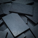 60x40mm Rectangular Plain Plastic Bases - Only-Games