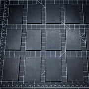 60x40mm Rectangular Plain Plastic Bases - Only-Games