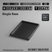 Rectangle Movement Trays | Cavalry & Monsters | 50×25-100×60mm | OBS System - Only-Games