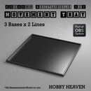 Rectangle Movement Trays | Cavalry & Monsters | 50×25-100×60mm | OBS System - Only-Games