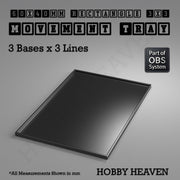 Rectangle Movement Trays | Cavalry & Monsters | 50×25-100×60mm | OBS System - Only-Games