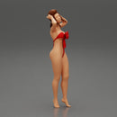 Sexy girl posing in sexy one piece - Only-Games