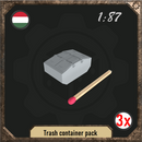 1/87 Trash container pack - Only-Games