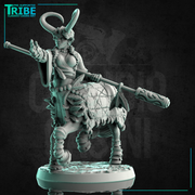 (0191) Female centaur monk with a staff - Only-Games
