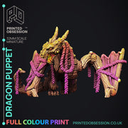 Dragon Puppet - Puppet Monster - Pre-Coloured - 32mm scale - Only-Games