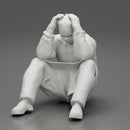 Thoughtful Surgeon Sitting In A Operating Room With His Hand On Head - Only-Games