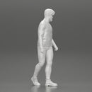 Stylish Man Walking in Turtleneck - Only-Games