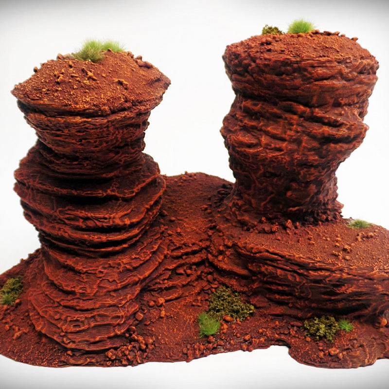 Double Spire B: Spires and Plateaus Terrain Set - Only-Games