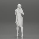 Attractive girl in bikini and suit Leaning Against car on the beach - Only-Games