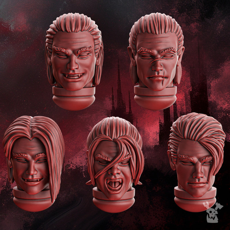 Crimson Wings Handsome Heads Set x7 - Only-Games