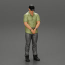 handcuff man in cap standing - Only-Games