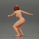 Nkaed Girl Riding Wave on board - Only-Games