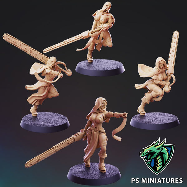 Divine Order Deathmaidens - Hooded 5 Model Bundle