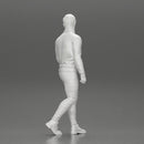 Stylish Man Walking in Turtleneck - Only-Games