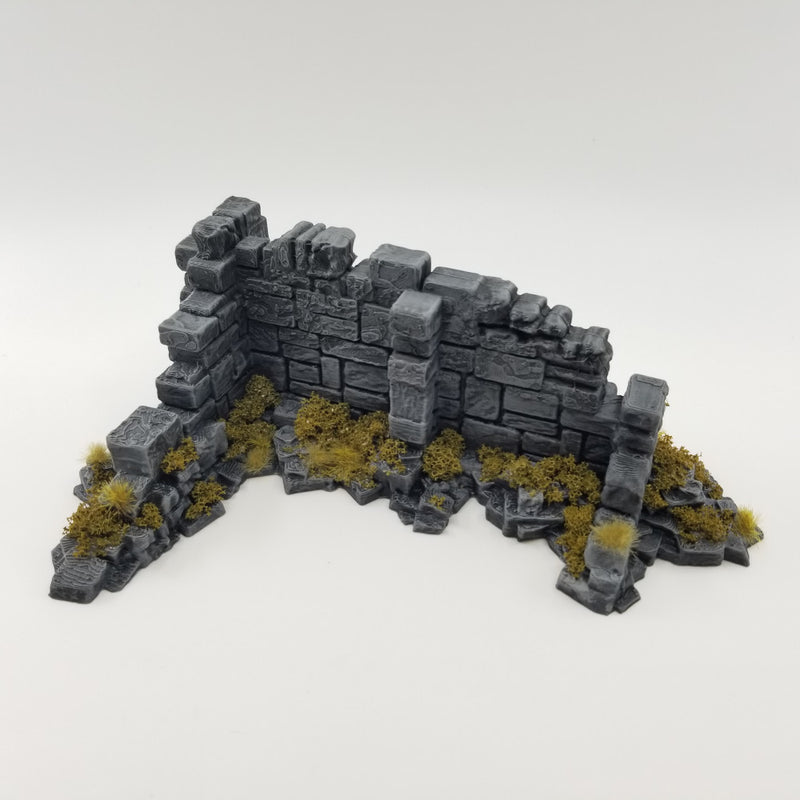 Basic Corner Wall A: Ancient Ruins Terrain Set - Only-Games