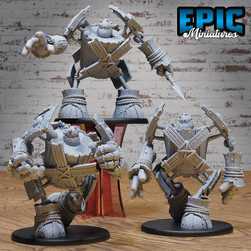 Wooden Construct Golem Set