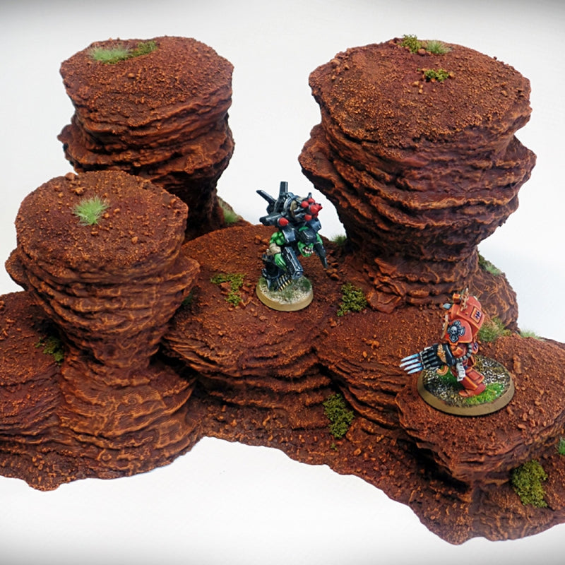 Triple Spire A: Spires and Plateaus Terrain Set - Only-Games