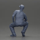 hip-hop man sitting in shirt and cap - Only-Games