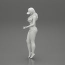 Sexy Girl standing in Cap and Shorts With Posing - Only-Games