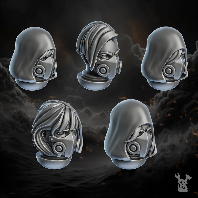 Retribution Angels Heads x5 - Only-Games