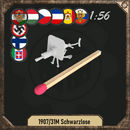 1/56 31M Schwarzlose machine gun with half shield and shoulder support - Only-Games