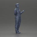 police detective standing with hands wide open - Only-Games