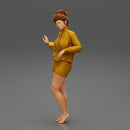 Young Woman In Mini Dress - Only-Games