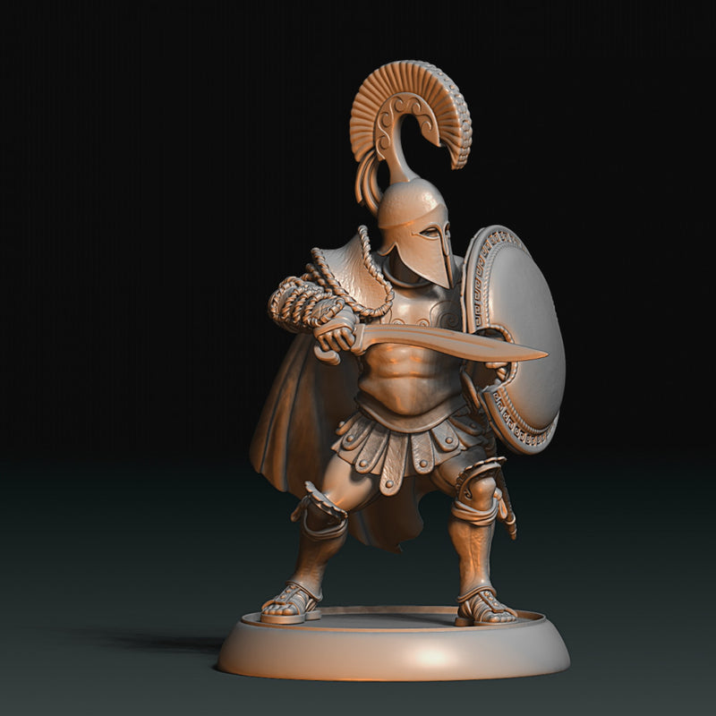 Ancient Greek Hyspaspist - 5 Miniatures - 32mm - Only-Games