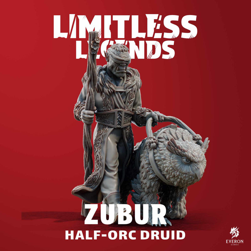 Half-orc Druid - Zubur