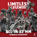 Limitless Legends - 32mm - All In - Female - Only-Games