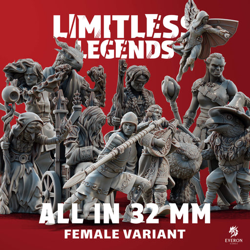 Limitless Legends - 32mm - All In - Female - Only-Games