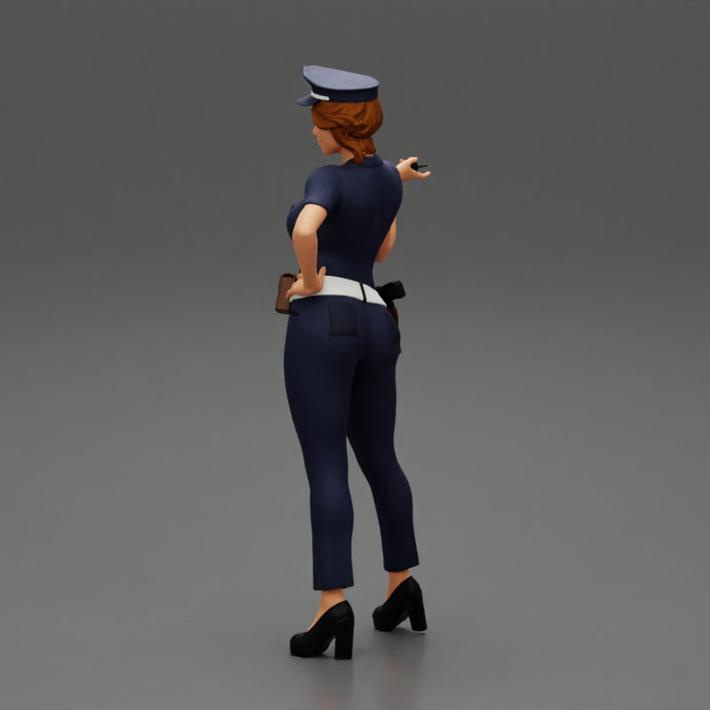 sexy officer police woman posing - Only-Games