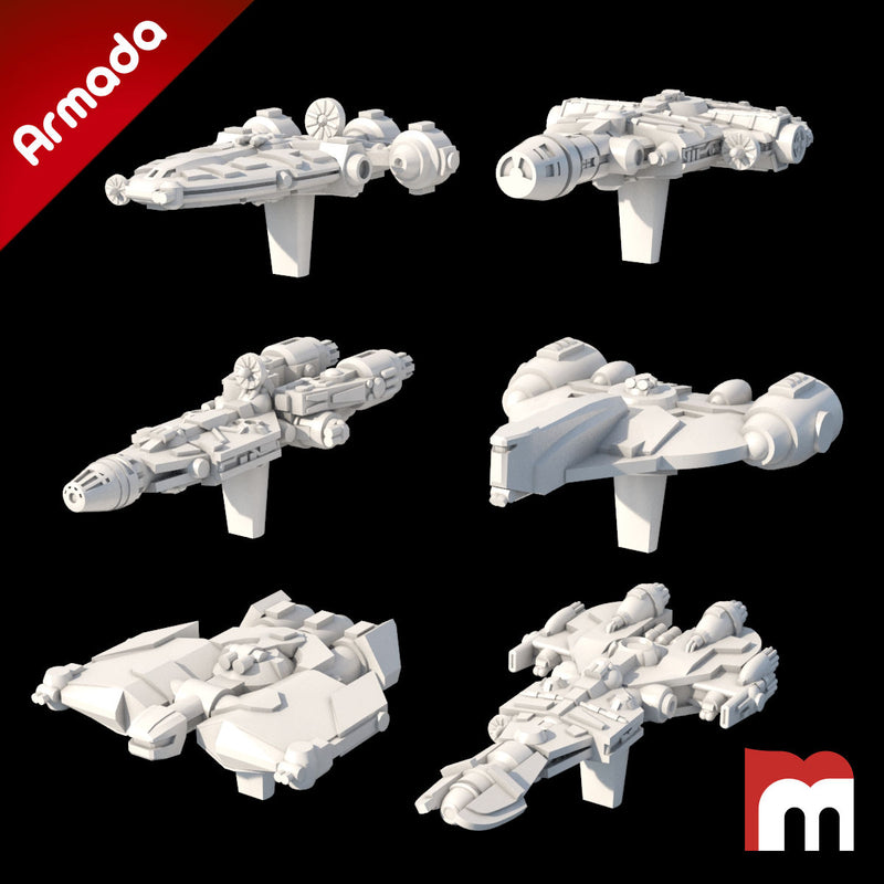 (Armada) Civilian Transports Set II