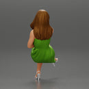 girl in dress sitting on a bench with his boyfriend in the park - Only-Games