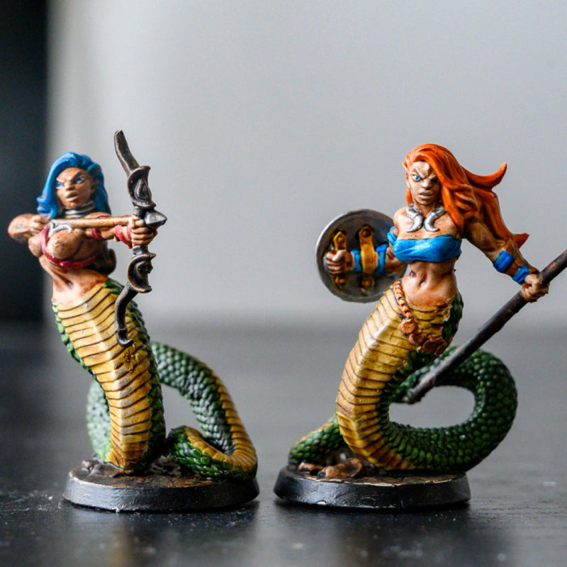 Snakewoman Guards - 3 Units (AMAZONS! Kickstarter) - Only-Games