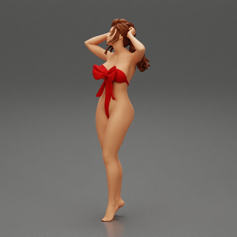 Sexy girl posing in sexy one piece - Only-Games