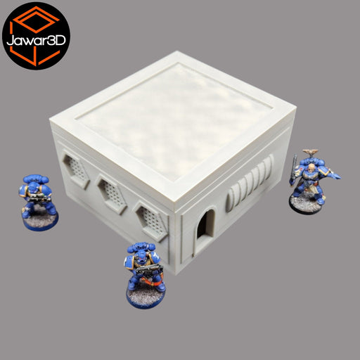Sci-Fi House - 28mm Wargaming Scatter Terrain Scenery Tabletop Miniature - Only-Games