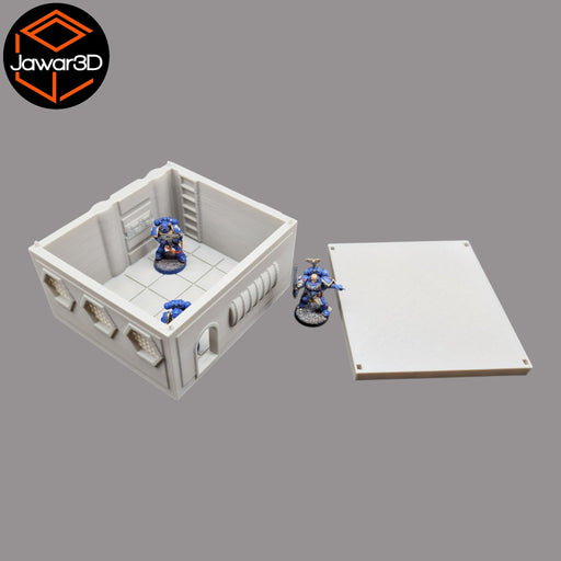 Sci-Fi House - 28mm Wargaming Scatter Terrain Scenery Tabletop Miniature - Only-Games