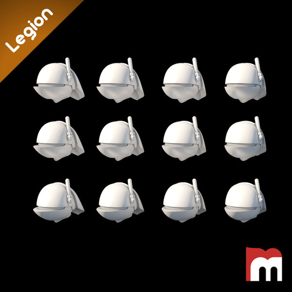 (Legion) 12x Imperial Gunner Helmets