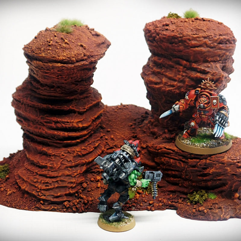 Double Spire B: Spires and Plateaus Terrain Set - Only-Games