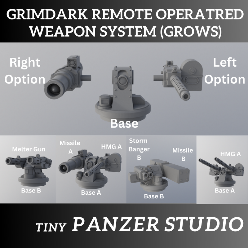 Grimdark Remote Operated Weapon System (GROWS) for Imperial Vehicles - Only-Games