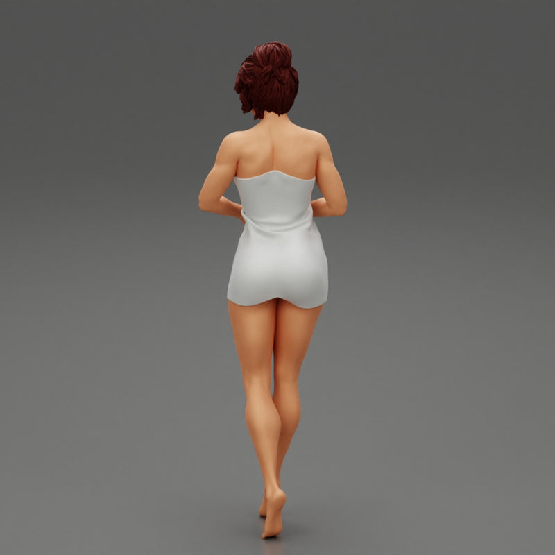 Woman Getting Out From Bathtub - Only-Games
