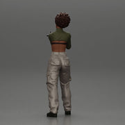 Armed black girl going to shoot a gun in bra - Only-Games